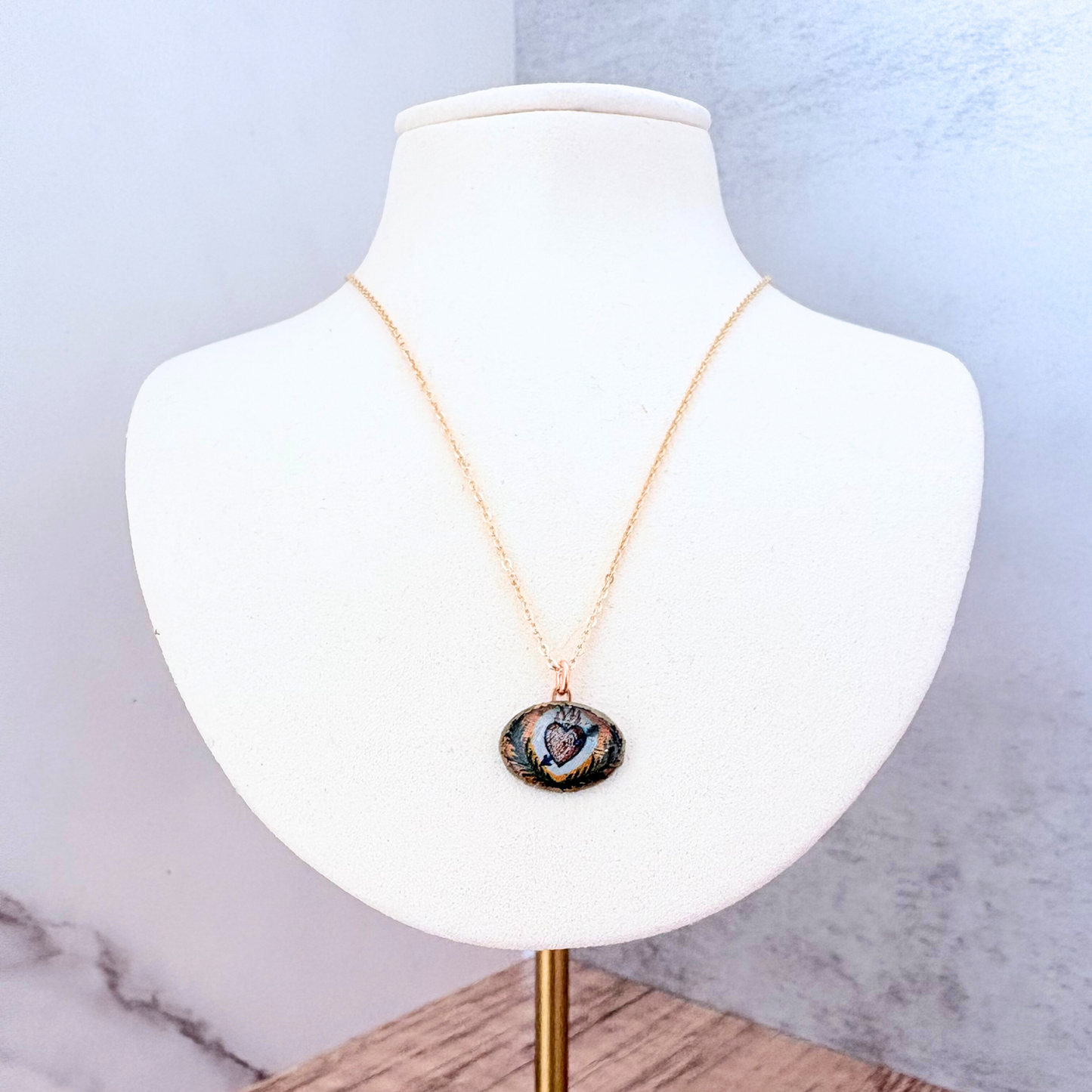 Pixie Necklace — Edit 02 — Faience Heart