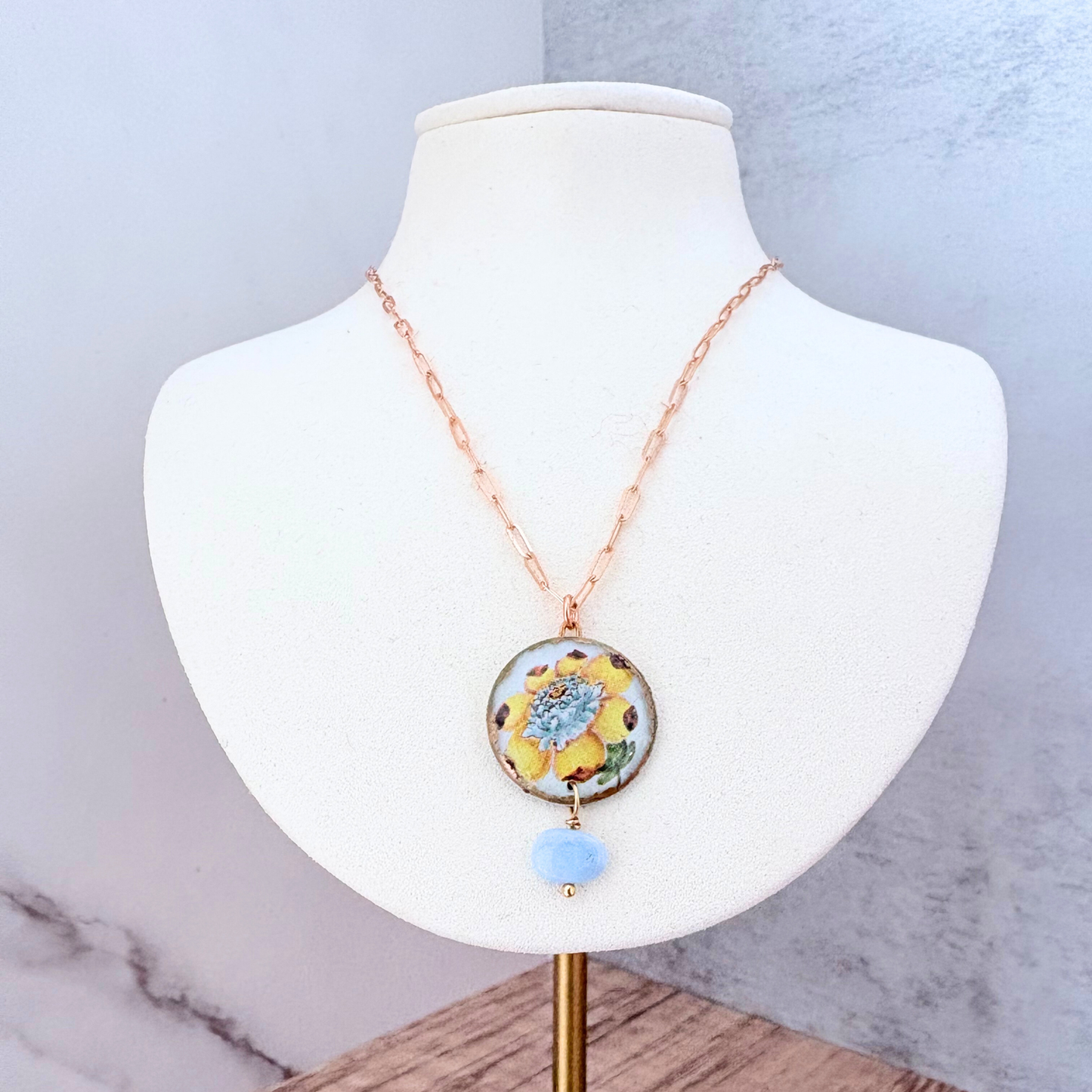 Morgaine Necklace — Edit 2 — Faïence Bloom