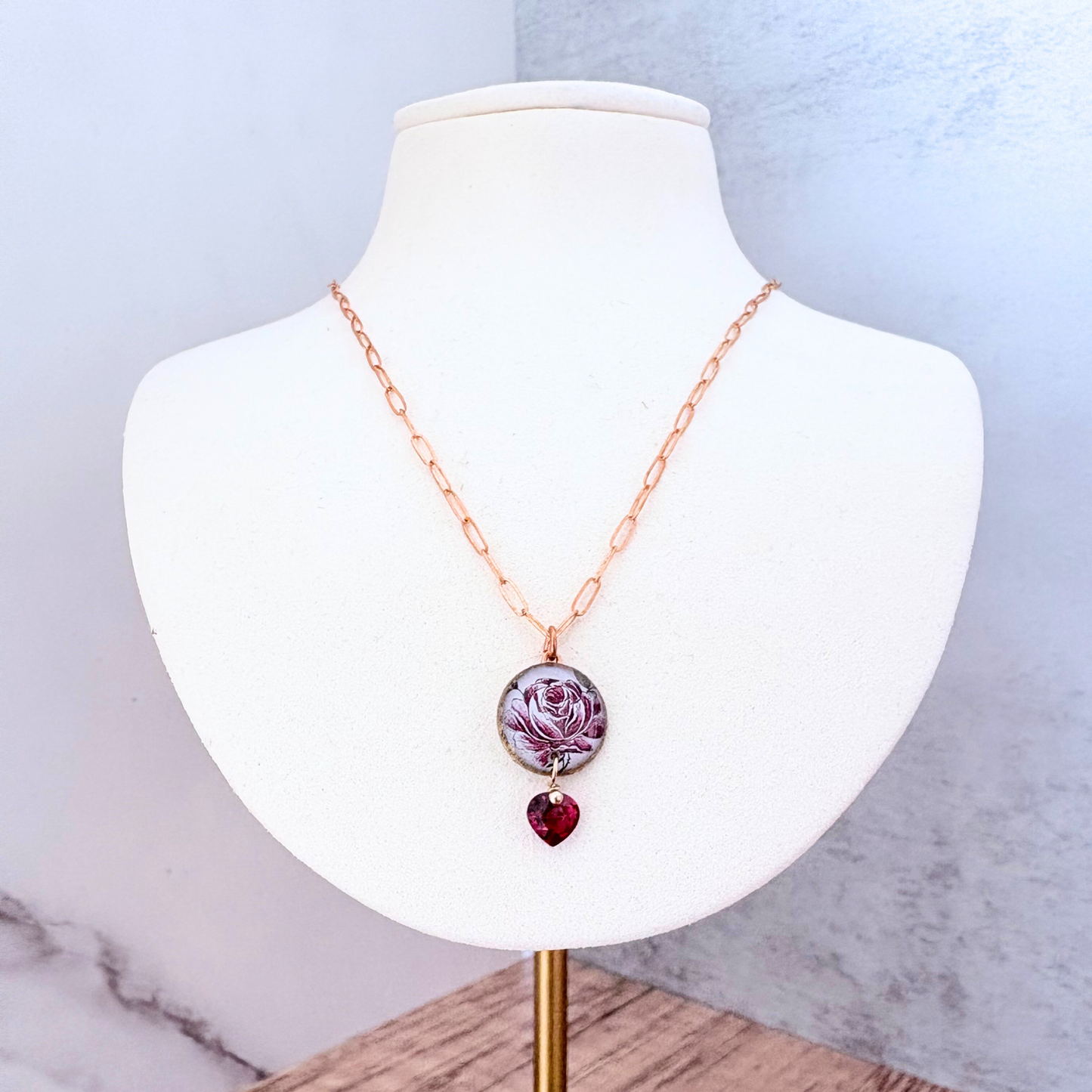 Dulcet Necklace — Edit 12 — Art Nouveau Rose