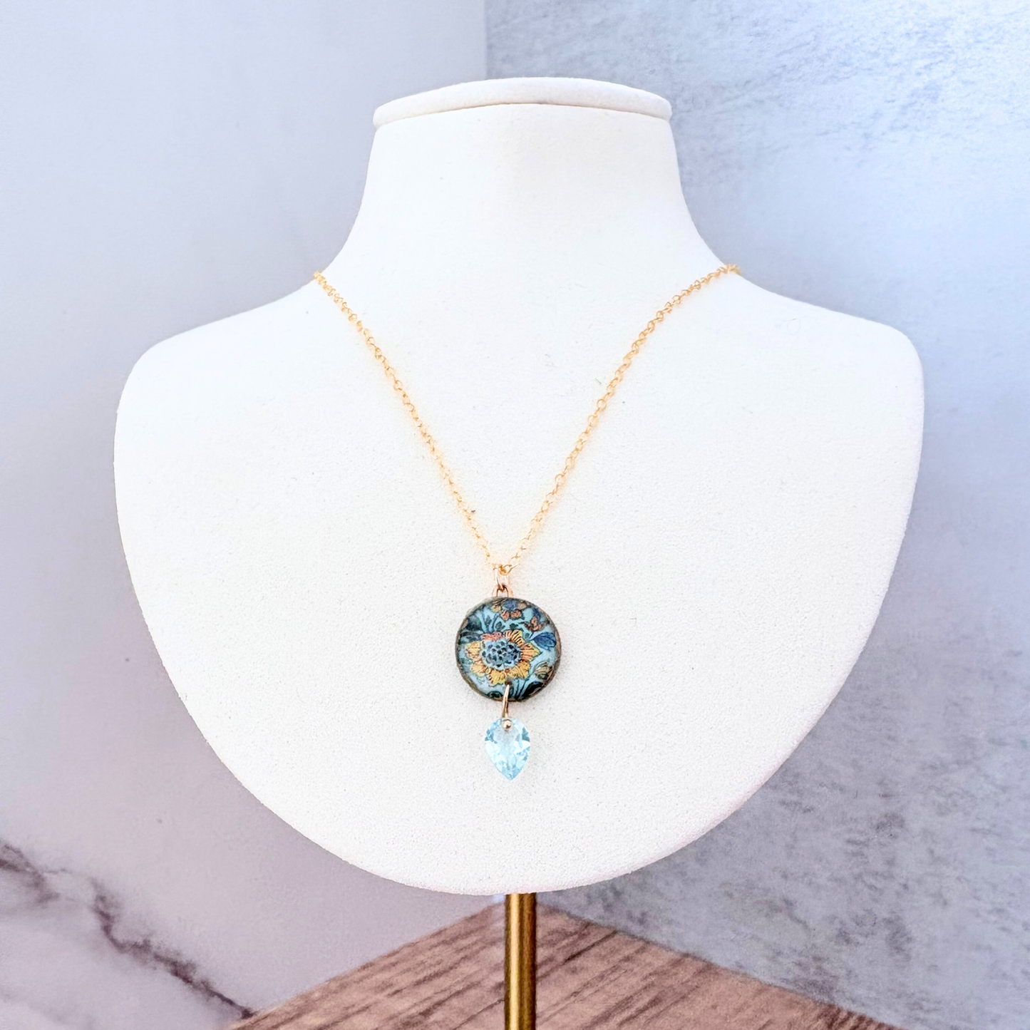 Dulcet Necklace — Edit 10 — Sèvres Blue Floral