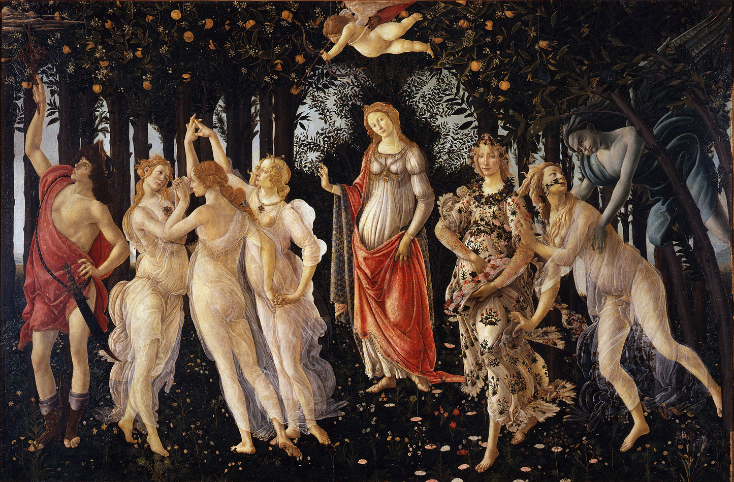 Botticelli Primavera Flora Pearl Necklace