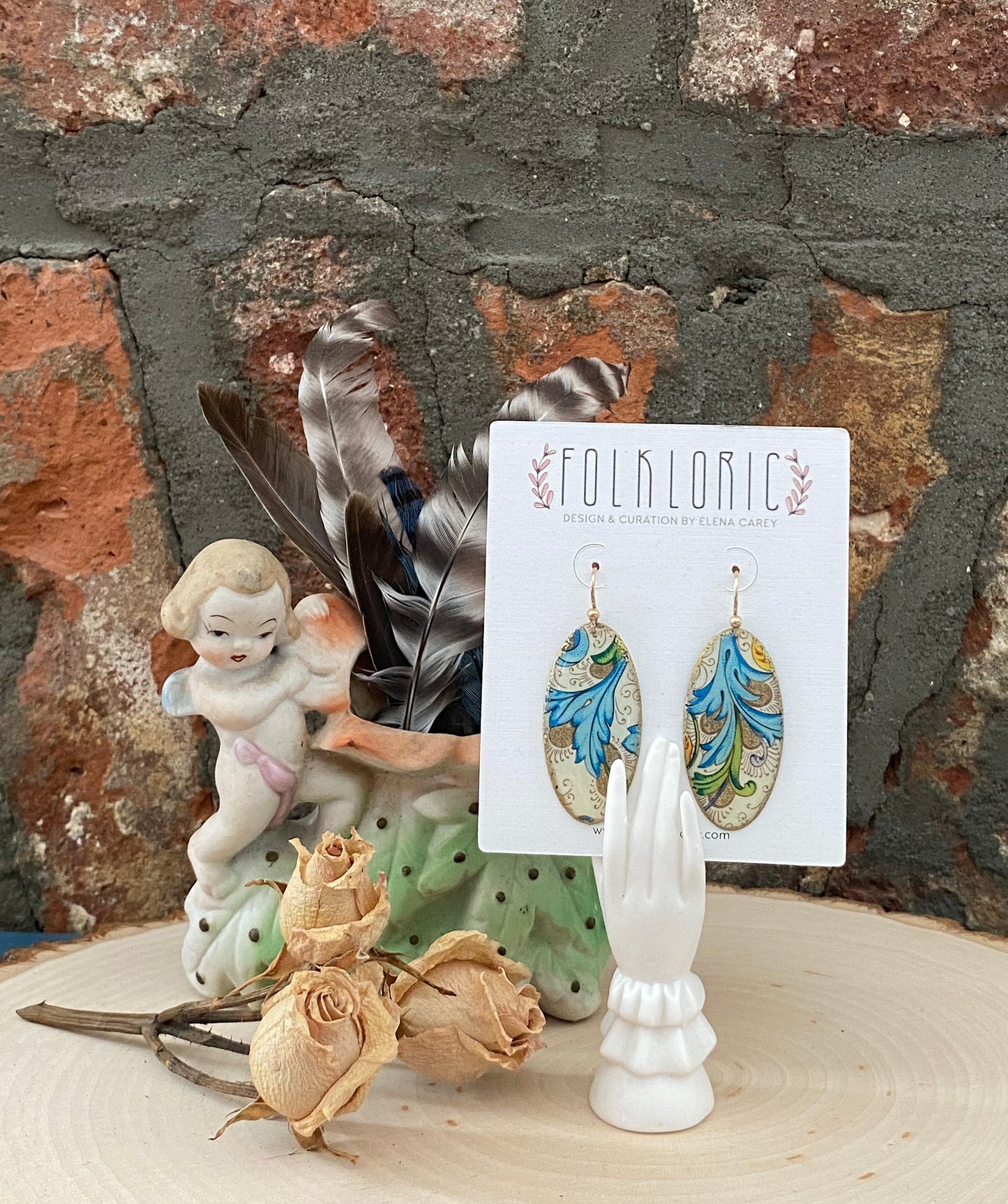 Florentine Fruits Shield Dangles