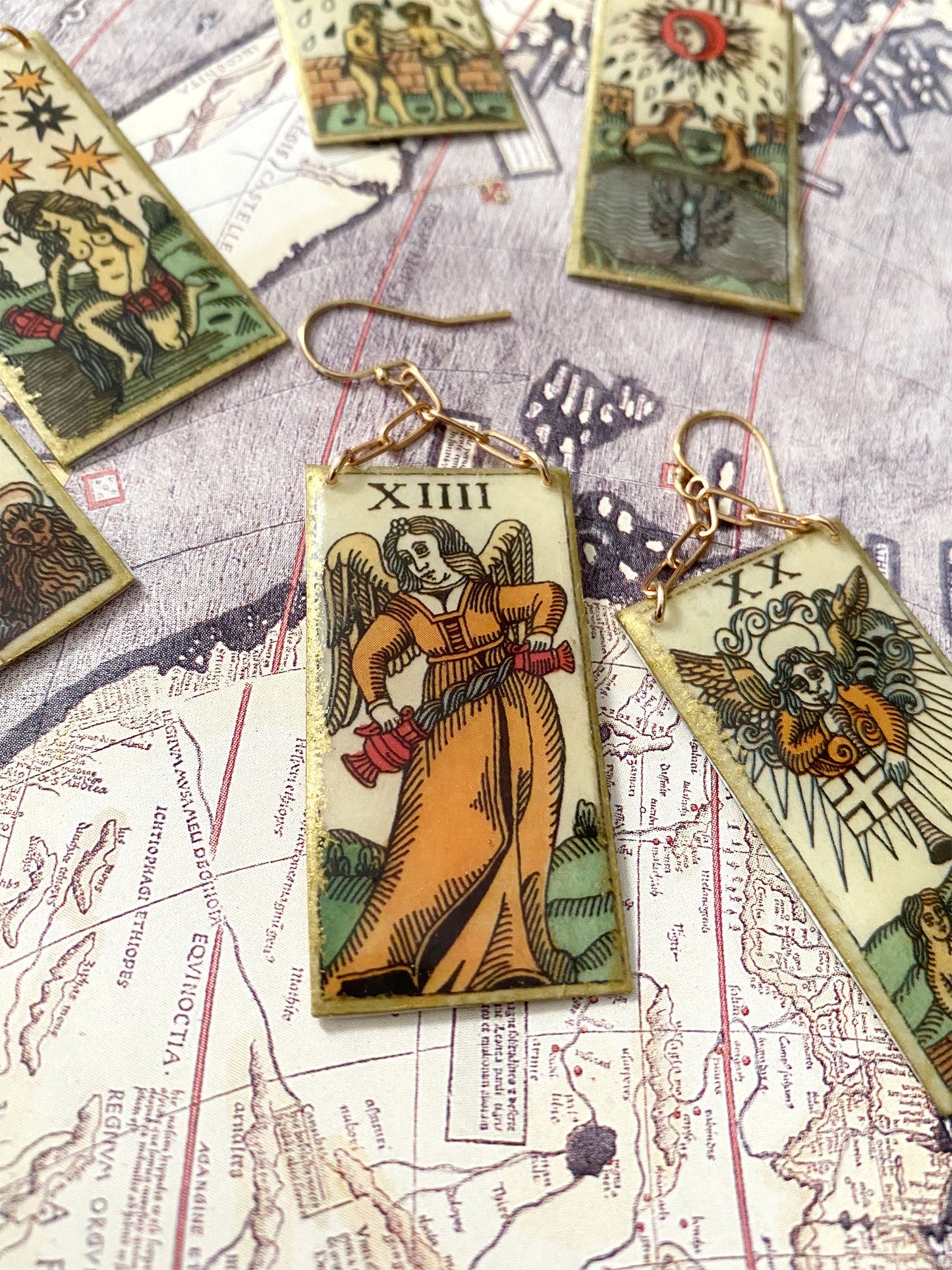 Chain Dangle - Tarot Earrings