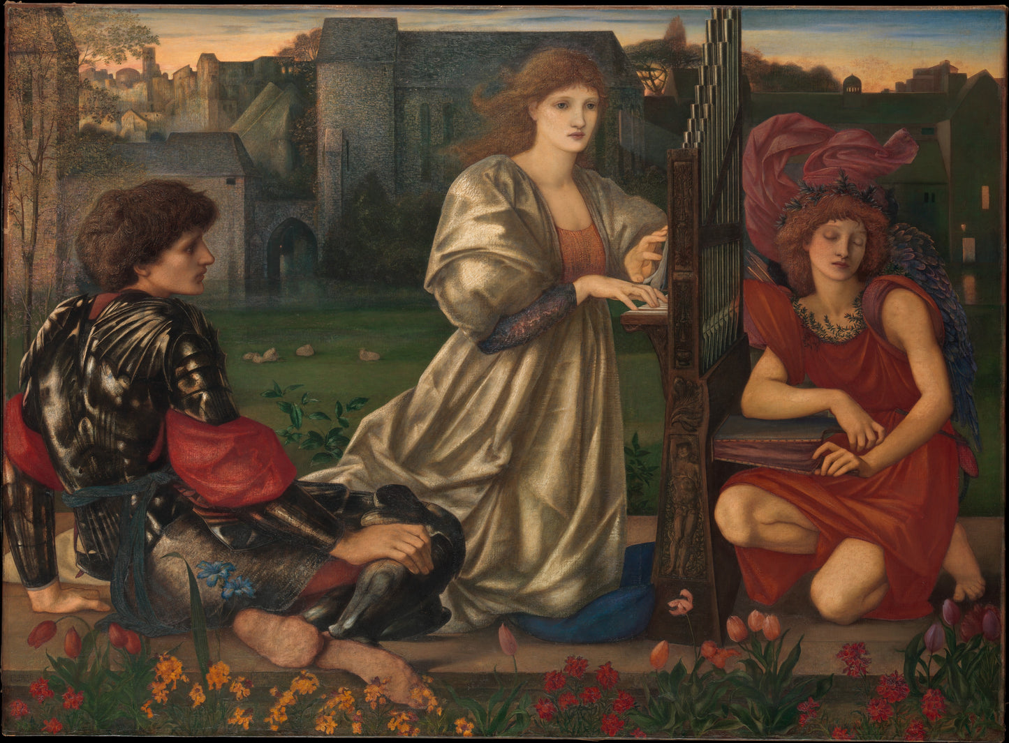 Chain Dangles - Sir Edward Burne-Jones 'The Love Song"
