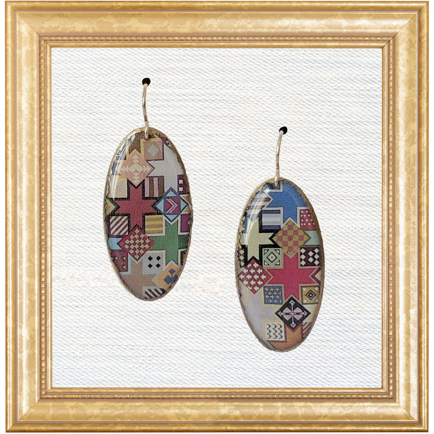 The Aubusson Collection Shield Dangles