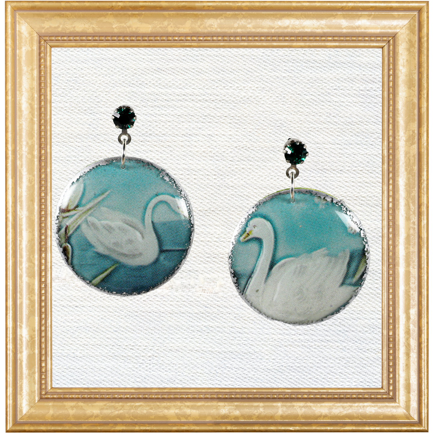 Swan Bloom Dangles