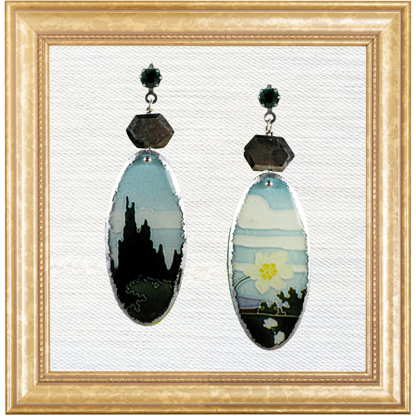 Springtime Mini Shield Dangles