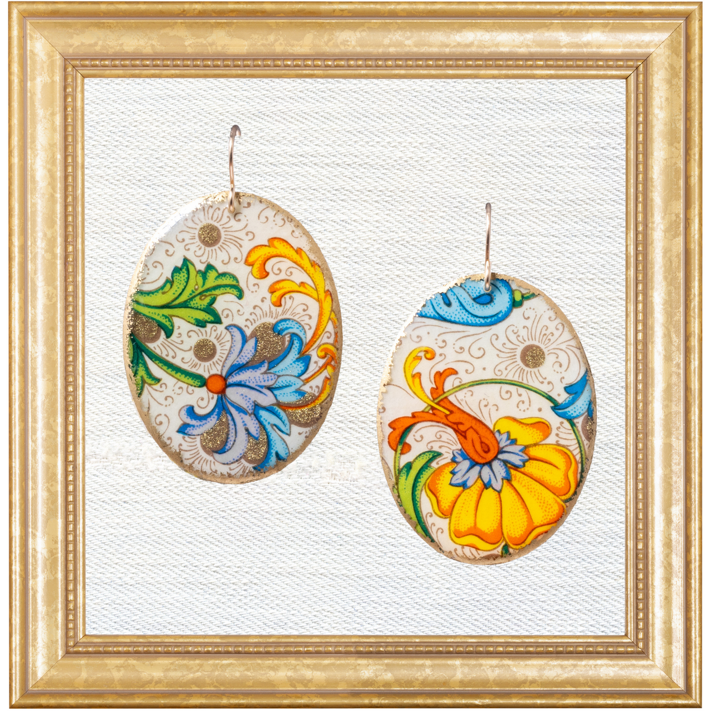 Florentine Fruits Cameo Dangles