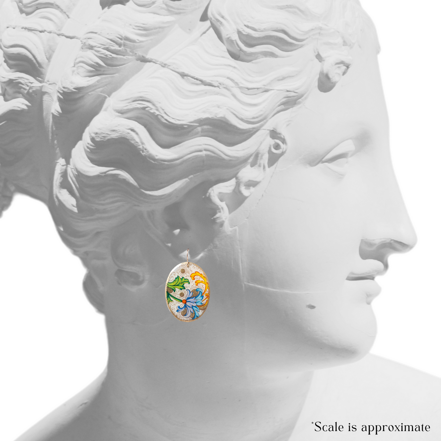 Florentine Fruits Cameo Dangles
