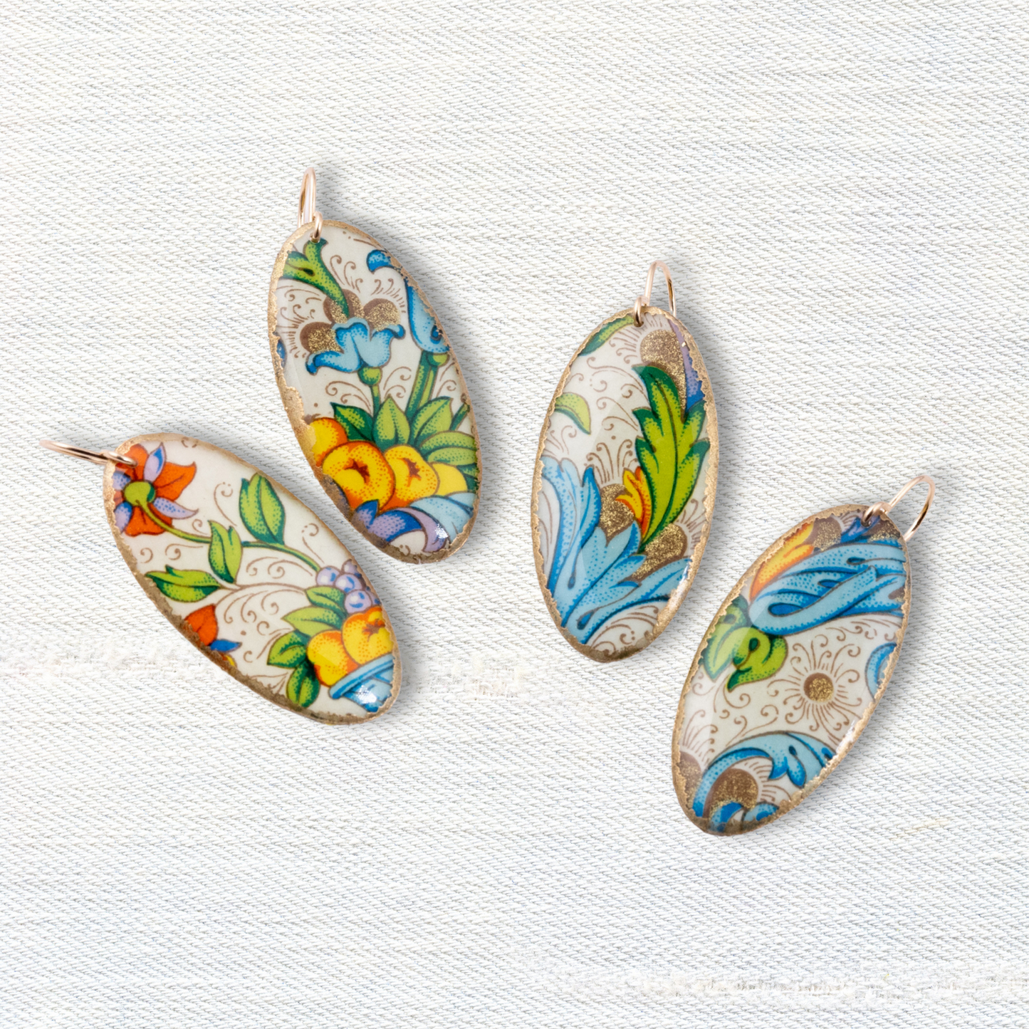 Florentine Fruits Shield Dangles