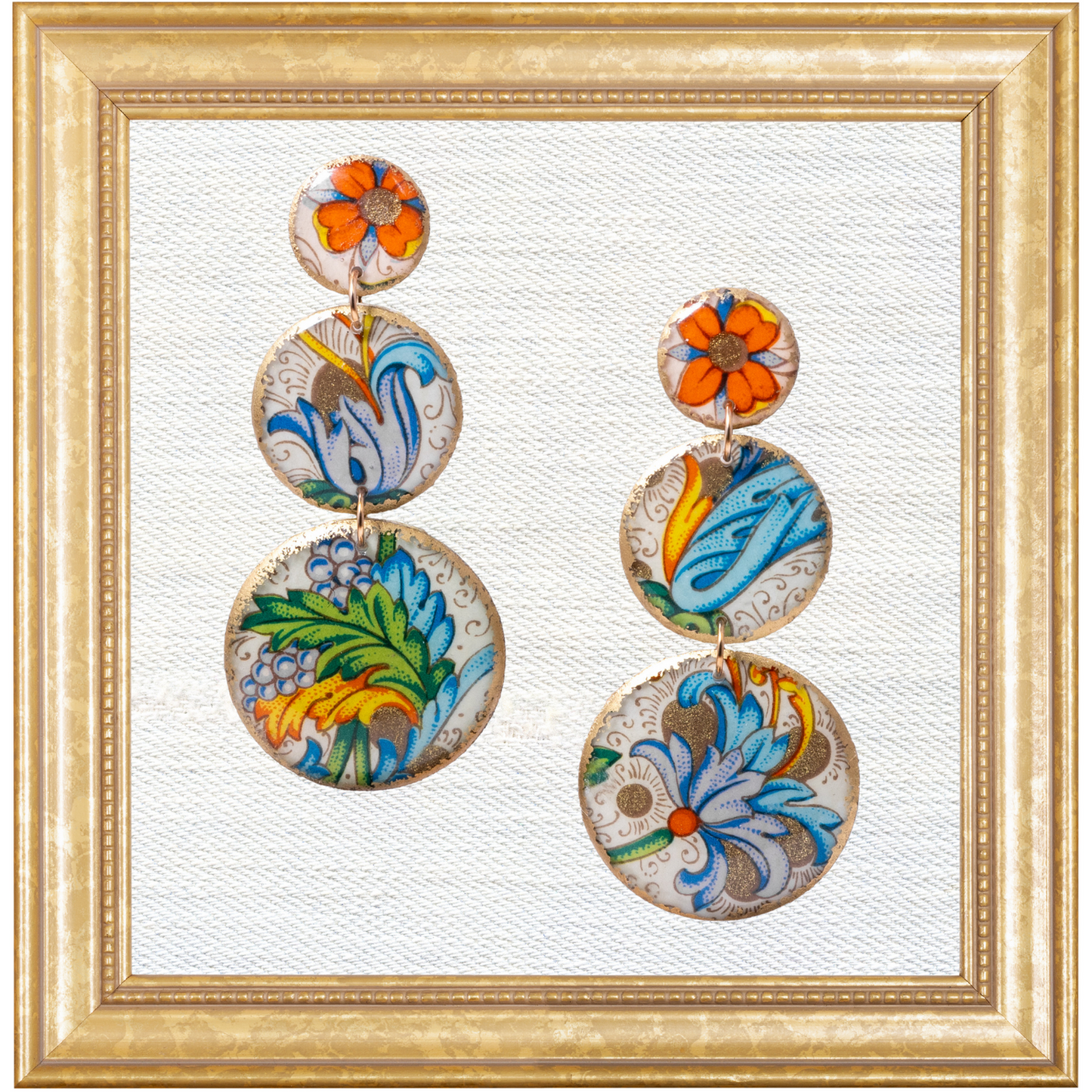 Florentine Fruits Tiered Trio Dangles