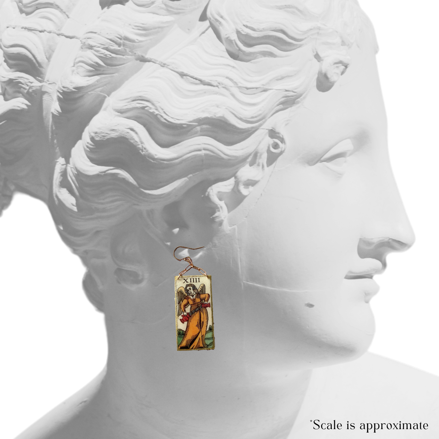 Temperance & Judgement Tarot Chain Dangles