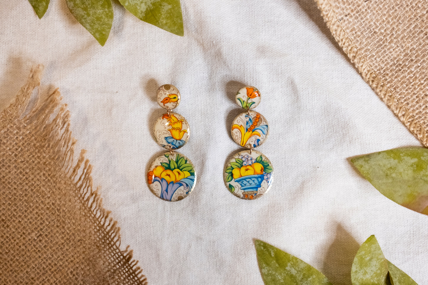 Florentine Fruits Tiered Trio Dangles