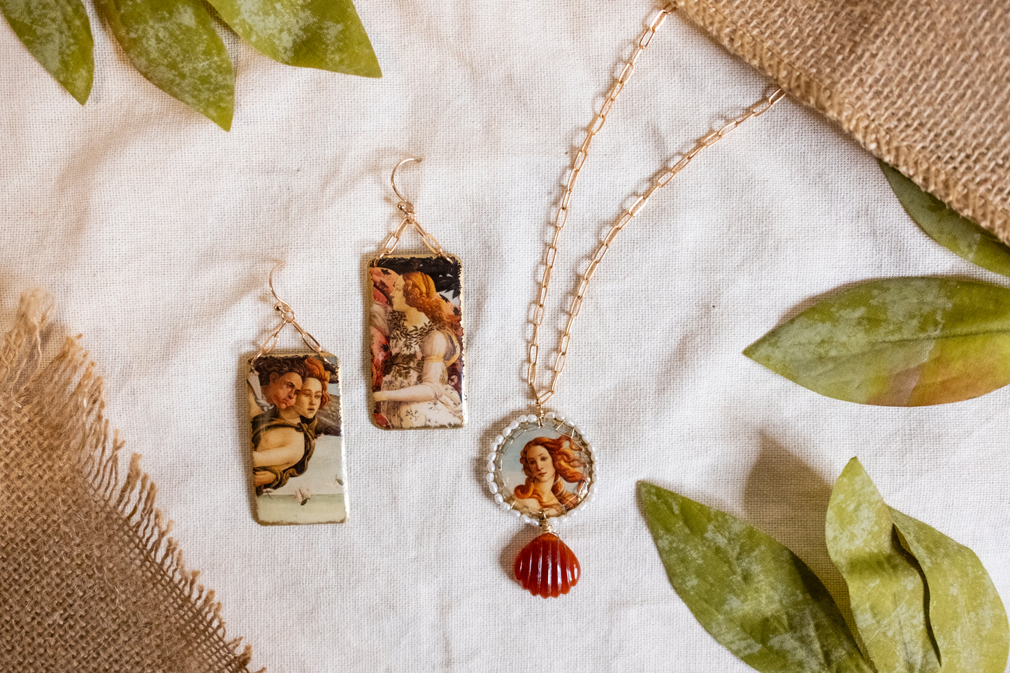 Birth Of Venus Chain Dangles