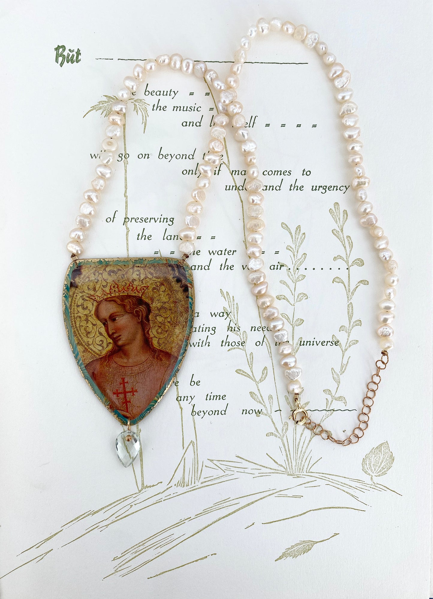 Santa Margherita Necklace with Pearls