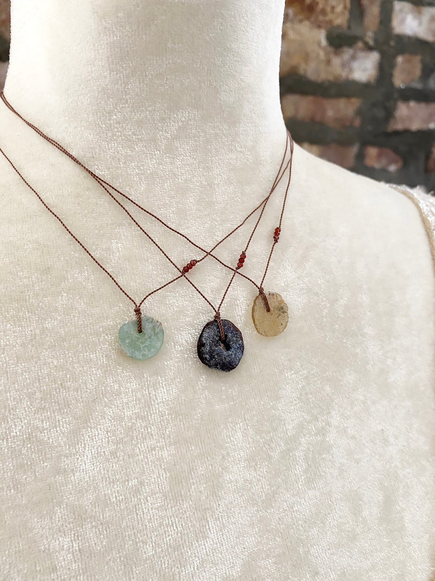 Ariadne Ancient Roman Glass Necklace