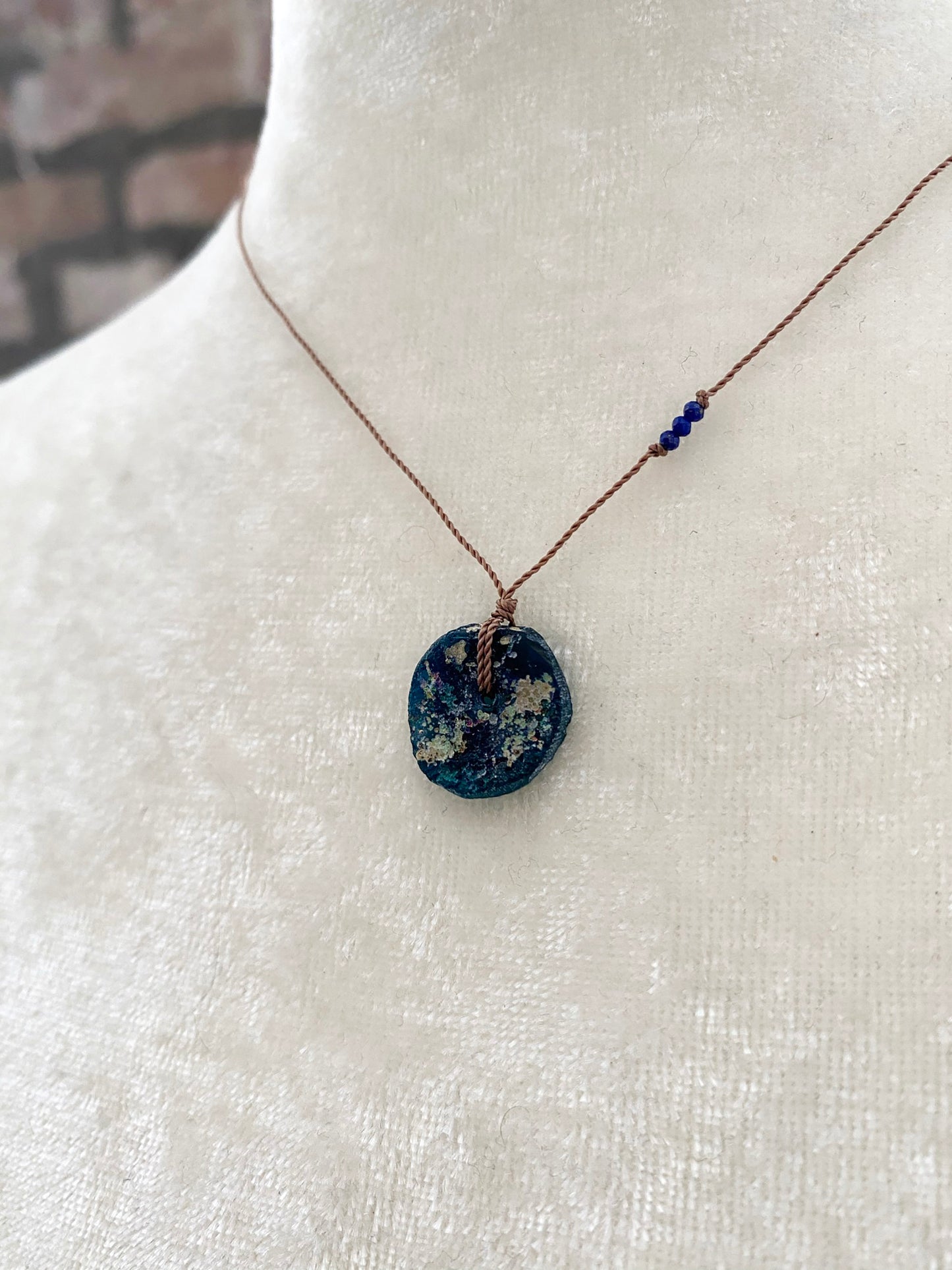 Ariadne Ancient Roman Glass Necklace
