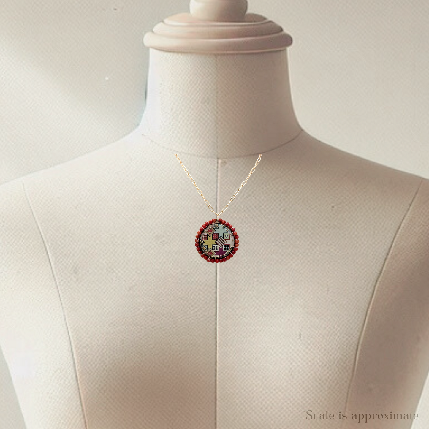 The Aubusson Collection Stitched Bloom Necklace
