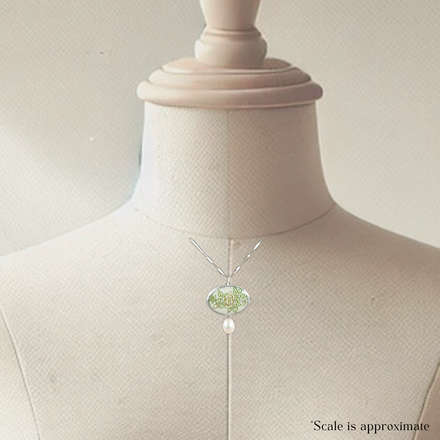 Gilliot & Cei Rose Ellison Necklace with Pearl