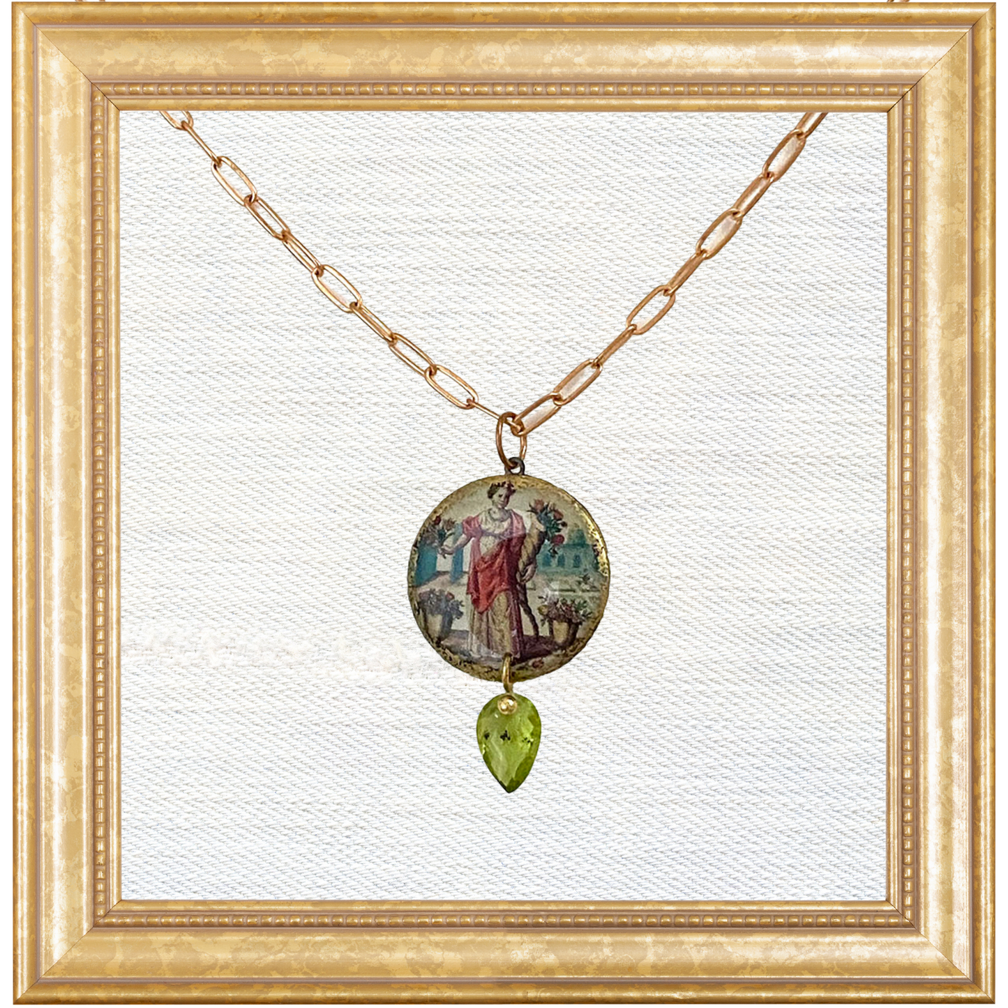 Fleur de Rêve Morgaine Necklace with Peridot