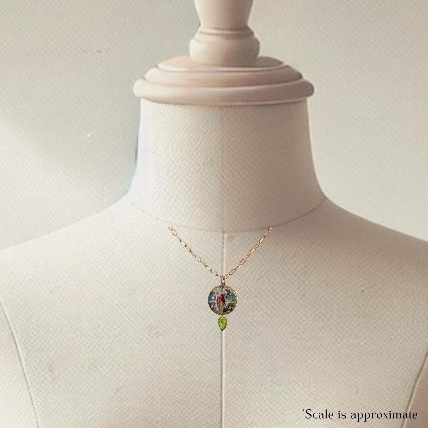 Fleur de Rêve Morgaine Necklace with Peridot