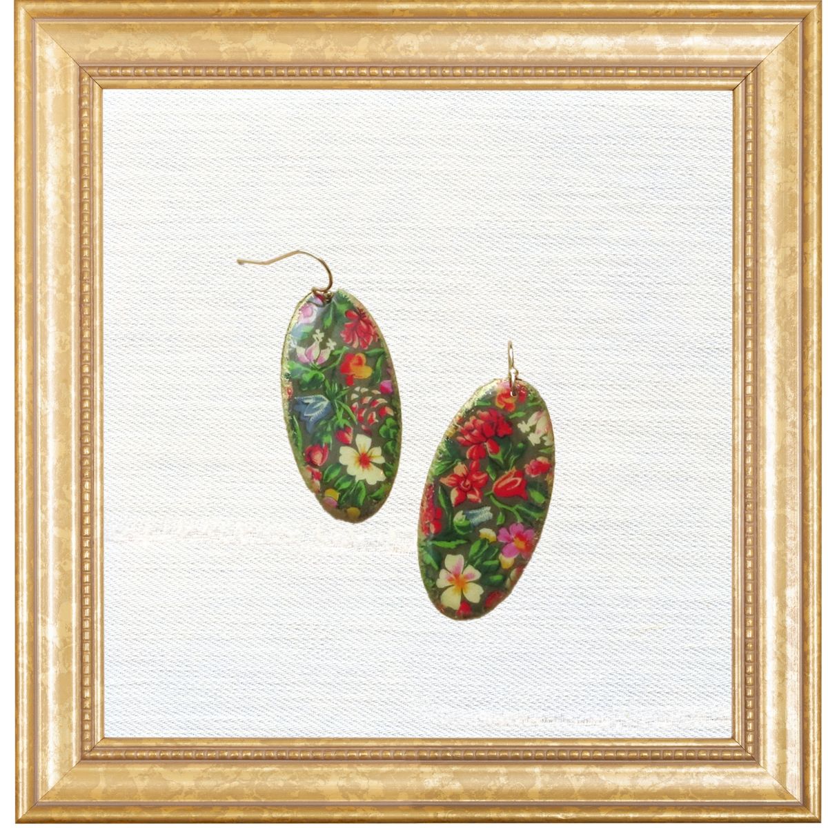 Dark Calico Shield Dangles