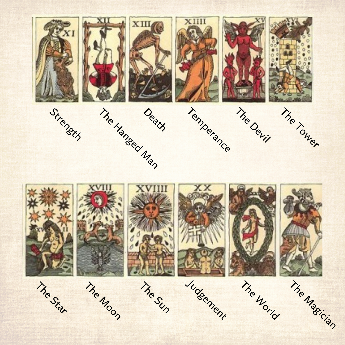 Pick Your Pairing Tarot Chain Dangles
