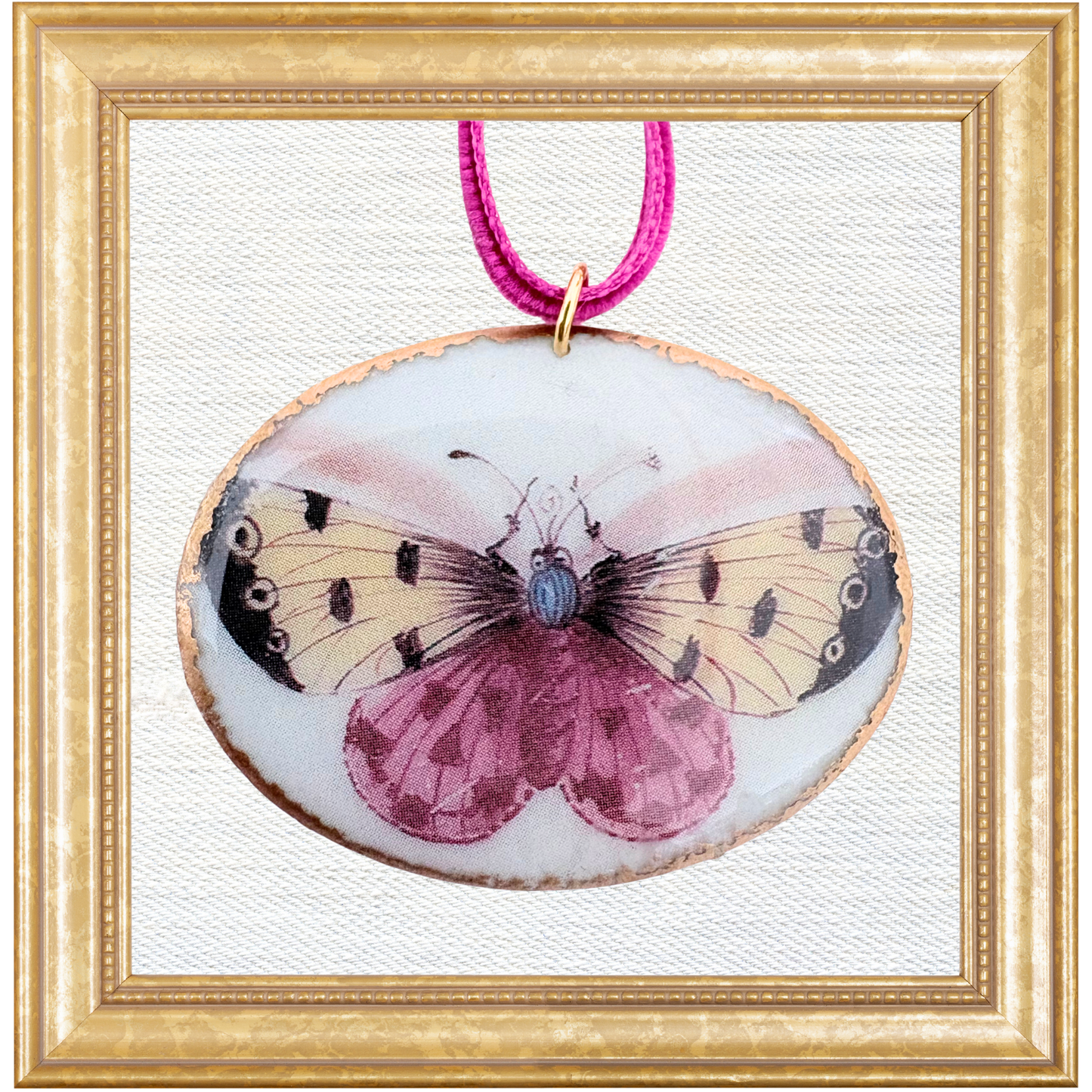 Chelsea Butterfly Cameo Ornament