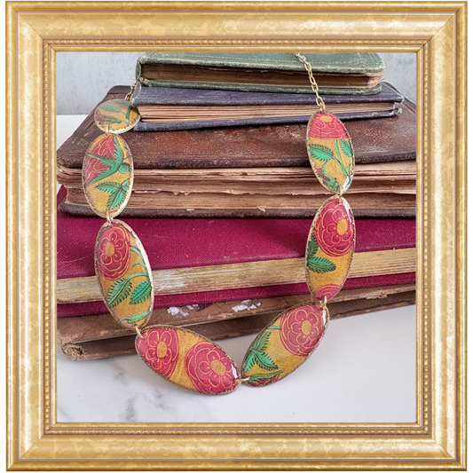 Tudor Rose Shield Necklace