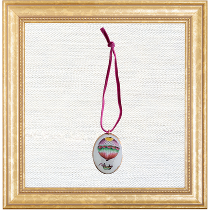 Worcester Balloon Cameo Ornament