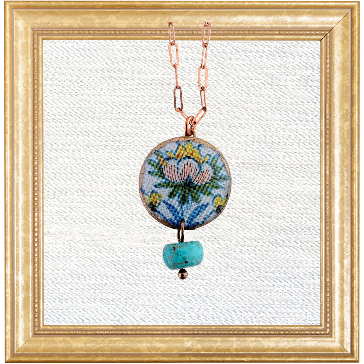 Moustiers Floral Morgaine Necklace