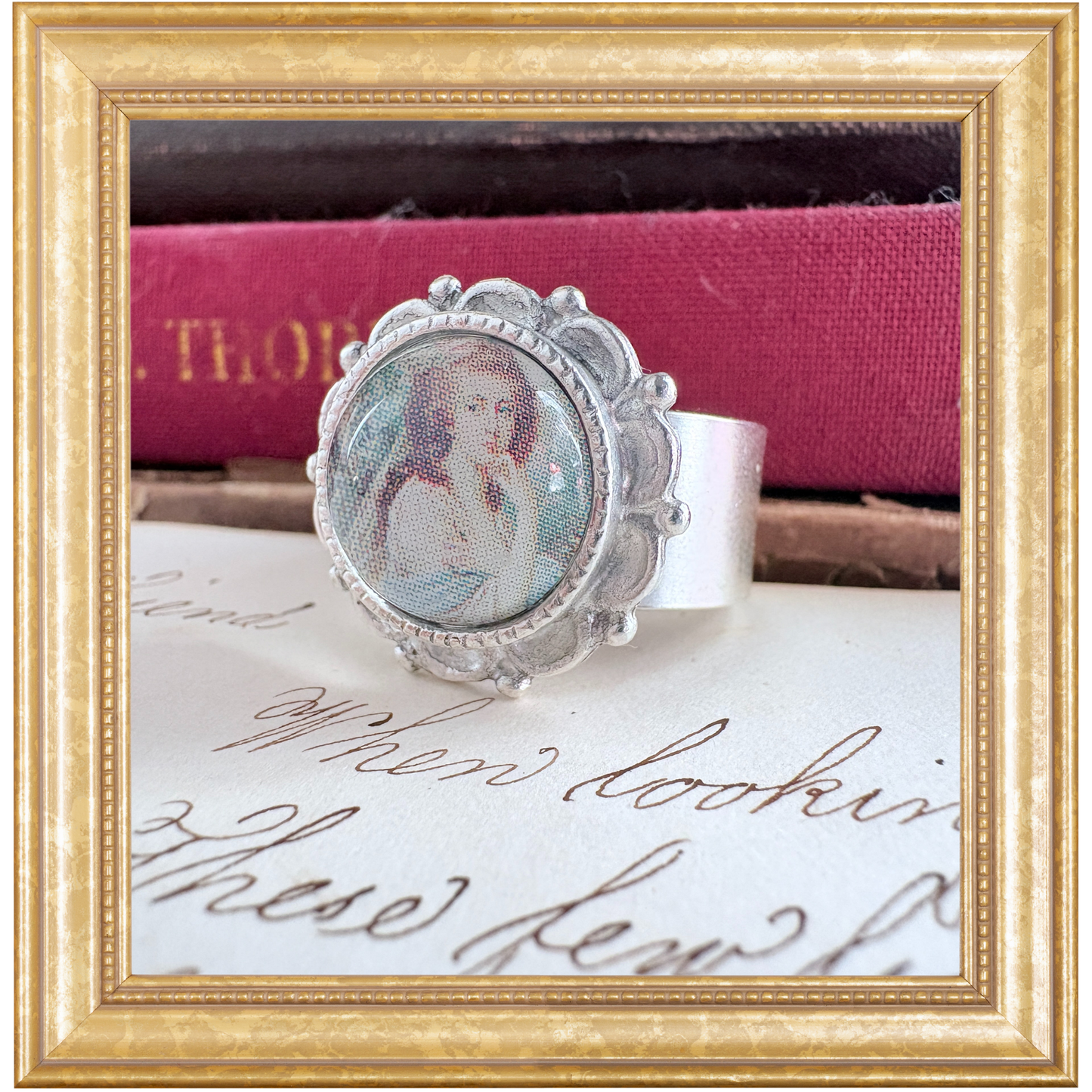 Baroque Portrait Ring