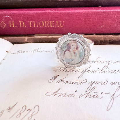 Baroque Portrait Ring
