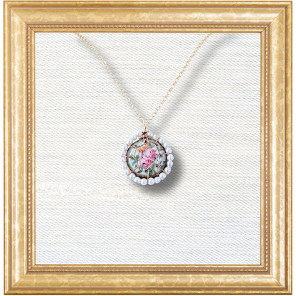 Dulcet Necklace — Edit 05 — Sèvres Rose Spray