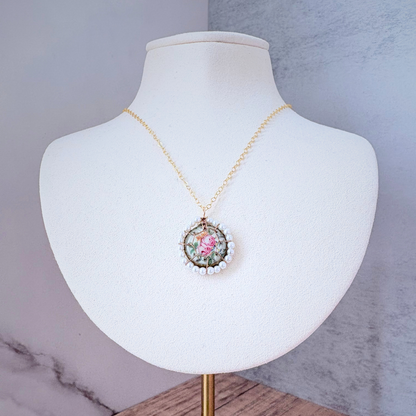 Dulcet Necklace — Edit 05 — Sèvres Rose Spray