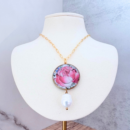 Bloom Necklace — Edit 05 — Ferrat Pink Peony