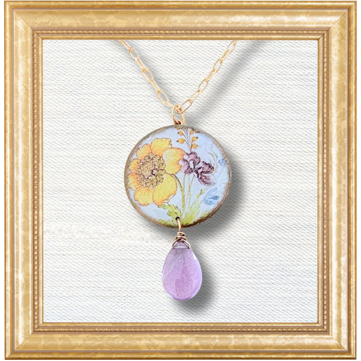Bloom Necklace — Edit 03 — Faïence Yellow Rose