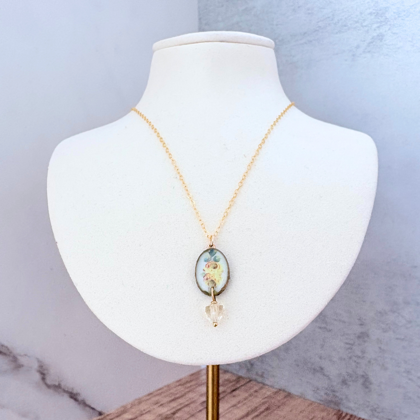 Pixie Necklace – Edit #4 – Yellow Bouquet