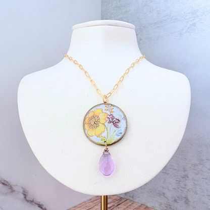 Bloom Necklace — Edit 03 — Faïence Yellow Rose