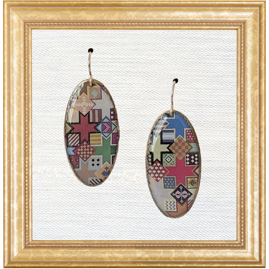 The Aubusson Collection Shield Dangles