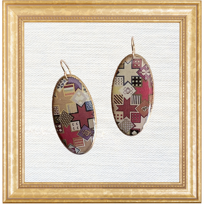 The Aubusson Collection Shield Dangles