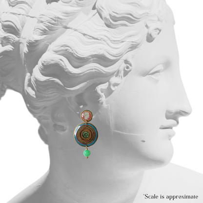 Cameo & Rosette Frances Dangle Studs
