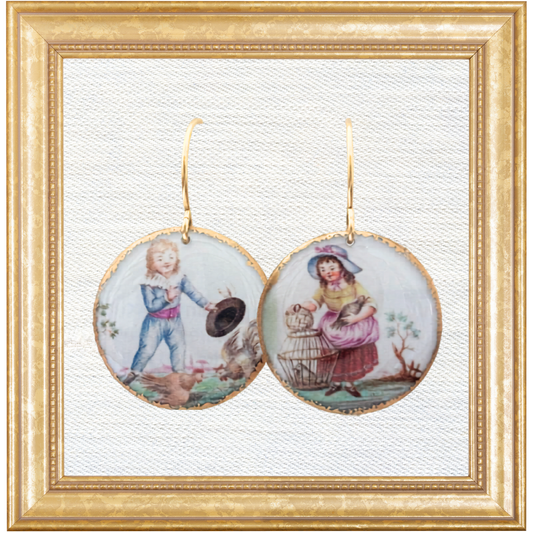 Doccia Children at Play Bloom Dangles