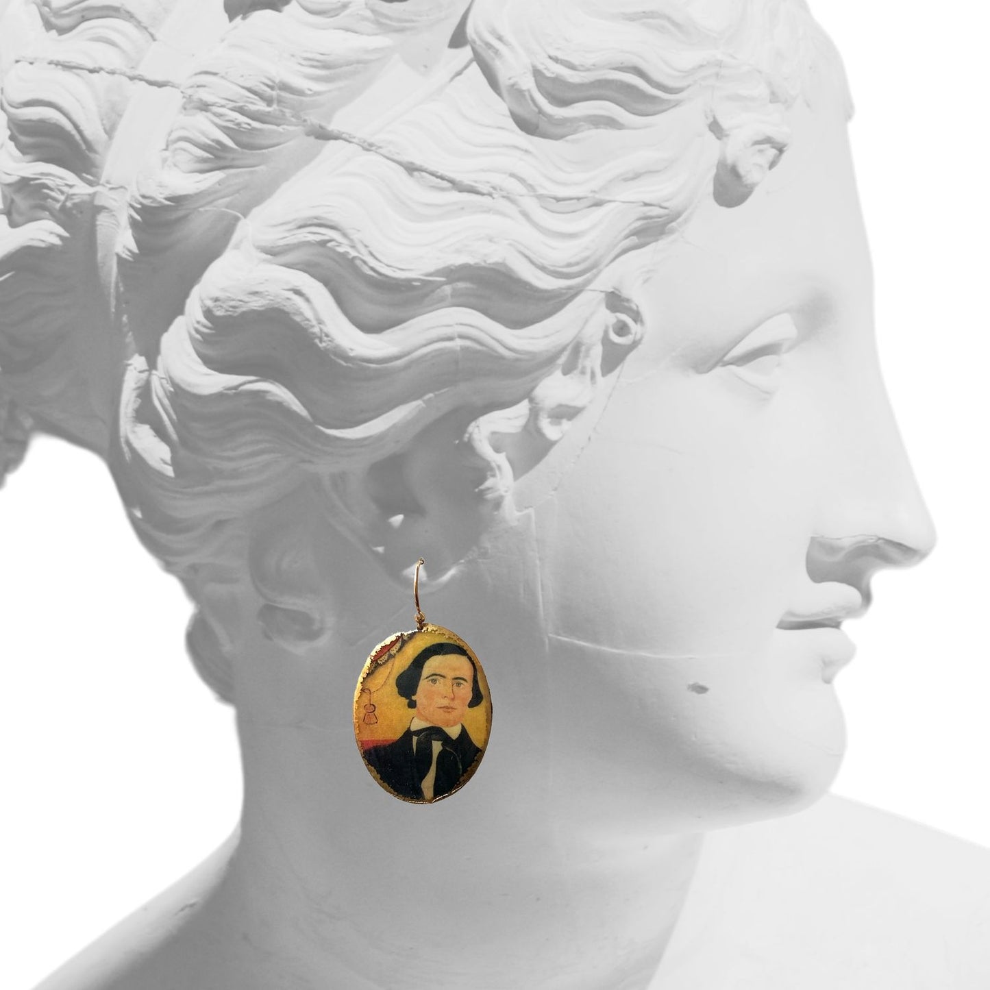 American Ancestor Cameo Dangles