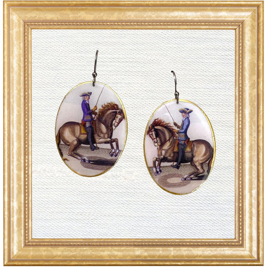 Duke of Newcastle's Riding School Cameo Dangles