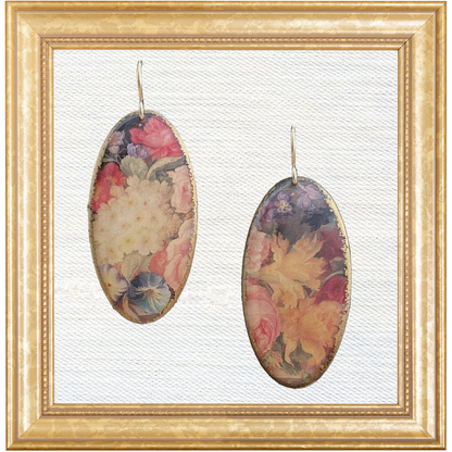 Old Master Still Life Shield Dangles