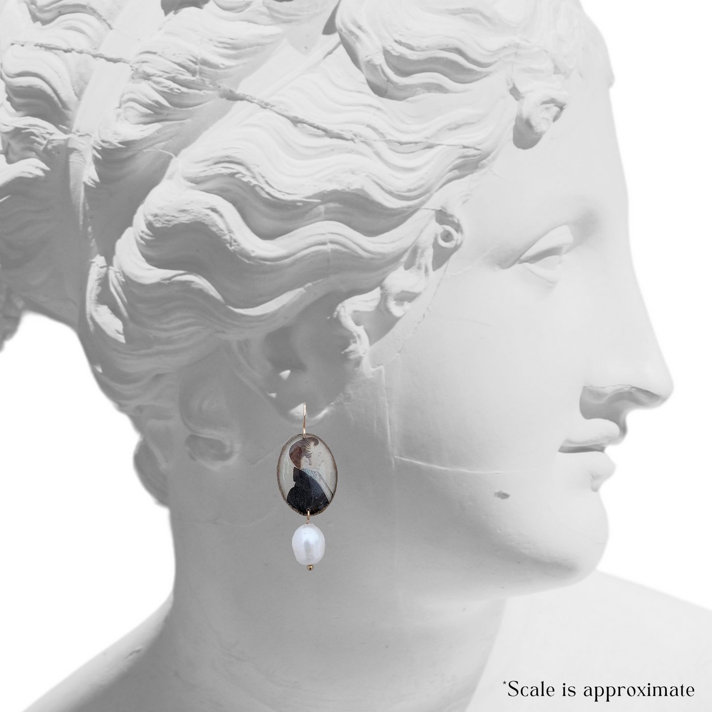 Justus DaLee Dangles with Freshwater Pearls — Nathaniel & Mary Crocker Portraits