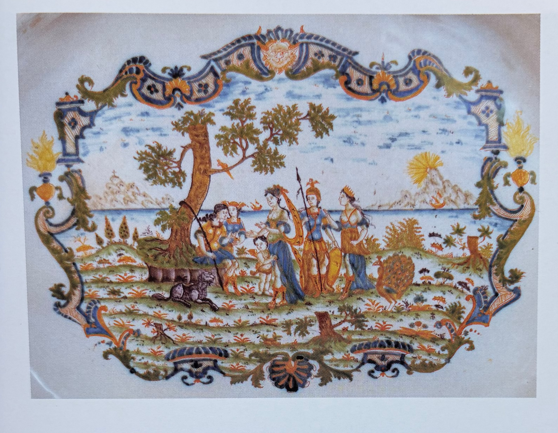 Decorative illustration with text on a white background