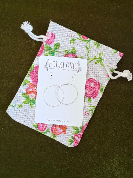 BLACK FRIDAY - Sterling Silver Hoop Earrings