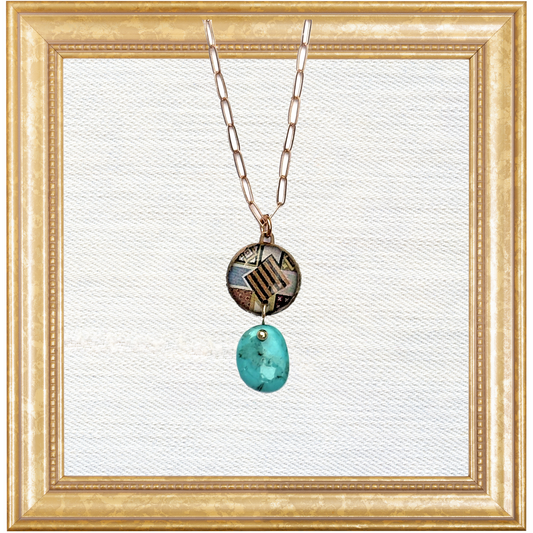 The Aubusson Collection Dulcet Necklace with Turquoise